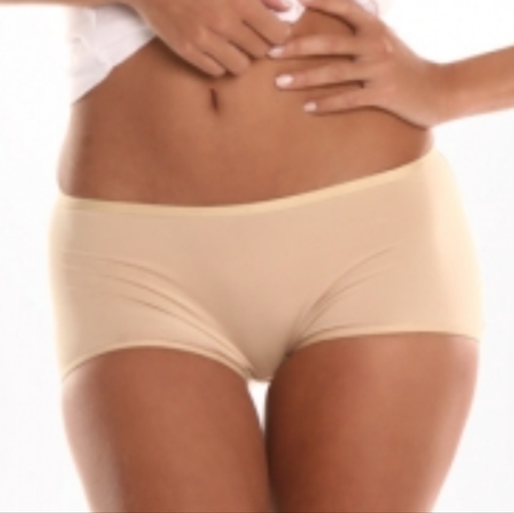 Bubble buns padded BOY SHORT panty pad set - skin pink (S) UNISEX! - Picture 1 of 9